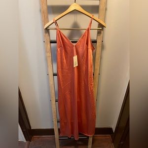 Size: SMALL. Long Silk Dress. NEW WITH TAGS.